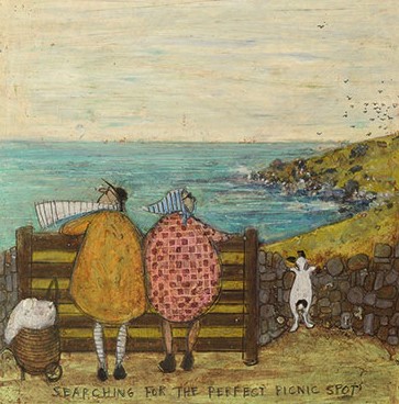 Searching for the perfect picnic spot - Sam Toft
